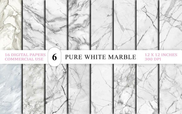 Download Pure White Marble Texture Bundle - Premium Resources
