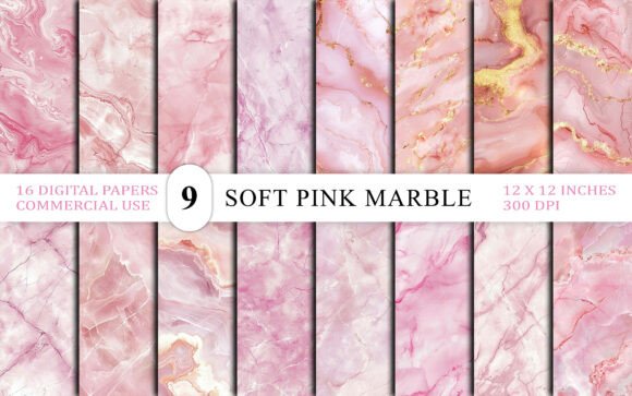 Download Soft Pink Marble Texture Background - Premium Bundle